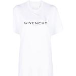 T-shirts à imprimés de créateur Givenchy blancs en jersey à manches courtes à col rond pour femme 