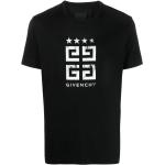 T-shirts à imprimés de créateur Givenchy noirs à manches courtes à col rond pour homme 