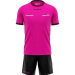 Maillots d'arbitre Givova roses en polyester Taille XL 