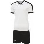 Givova Kit Revolution Maillot de football avec Short noir et blanc