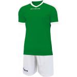 Maillots de football Givova verts en polyester enfant 