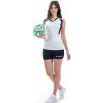 Maillots de volley-ball Givova blancs en polyester Taille S pour femme 
