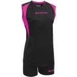 Maillots de volley-ball Givova noirs en polyester Taille XL pour femme 
