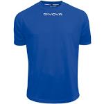 Maillots de football Givova bleus en polyester respirants look fashion pour homme 