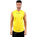 T-shirts à imprimés Givova jaune fluo en polyester Taille S look fashion en promo 