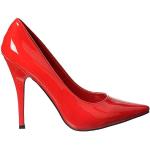 Escarpins talon aiguille rouges à talons aiguilles Pointure 35,5 avec un talon de plus de 9cm look fashion pour femme 