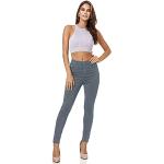 Glamexx24 Damen Skinny Fit Jeans Taille Haute Stretch Hose