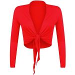 Gilets ouverts Glamexx24 rouges à manches longues Taille XL look fashion pour femme 