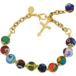 Bracelets multicolores en verre religieux 