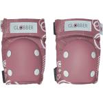 GLOBBER - Set de 2 protections coudes et genoux imprimés Rose Pastel