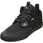 Chaussures de skate  Globe Motley noires en caoutchouc Pointure 41 look fashion pour homme 