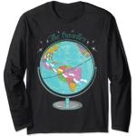T-shirts noirs imprimé carte du monde Taille S look fashion 