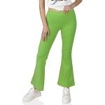 Pantalons taille haute vert pomme Taille S tall look fashion pour femme 
