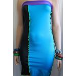 Glow Party Dress - Tissu Élasthanne Lycra Extensible De Qualité Dans 5 Nuances Différentes Plaisir Robe Ou Haut Hawaii Usa Fits L Xl Rave Wear