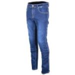 Jeans droits bleues foncé en fil filet stretch Taille S W36 L30 look casual 