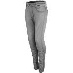 Pantalons slim gris en coton pour femme en promo 