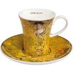 Tasses en porcelaine Goebel marron en porcelaine Gustav Klimt 