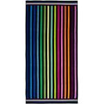 Draps de plage Gözze multicolores à rayures en coton 90x180 