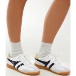 Baskets à lacets Gola blanches en caoutchouc à bouts ronds à lacets Pointure 38 look casual pour femme 
