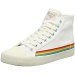 Gola Coaster High Rainbow Drop, Sneaker Femme, Off White/Multi, 37 EU