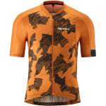 Maillots de cyclisme Gonso marron en polyester à motif lions Taille 3 XL pour homme 