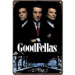 Goodfellas Affiche de film Goodfellas en étain pour cafés, bars, pubs, boutiques, décoration murale humoristique rétro 20,3 x 30,5 cm