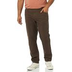 Pantalons classiques marron délavés stretch W28 look fashion pour homme 