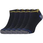 Goodyear GYSCK026 formateur cheville Liner 5 paires de chaussettes, Noir/Gris, Taille