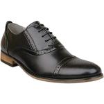 Chaussures oxford Goor noires respirantes à lacets Pointure 44,5 look casual pour homme 