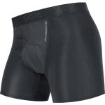 Boxers longs Gore noirs en polyester coupe-vents respirants Taille XXS pour femme 