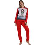 Pyjamas Gorjuss rouges en jersey Disney Taille L look fashion pour femme 