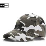Casquettes snapback vertes camouflage enfant look casual 