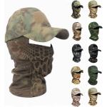 Chapeaux d'été kaki camouflage en fibre synthétique 58 cm look militaire pour femme 