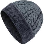 Bonnets gris en laine 54 cm look casual pour homme 