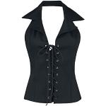 Tops col bénitier Gothicana by emp noirs en coton à col bénitier Taille XL look fashion pour femme 