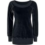 Gothicana by EMP Pull Velours Femme Sweat-Shirt Noir 3XL
