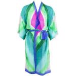 Robes de plage GOTTEX multicolores à rayures à manches trois-quart Taille S pour femme 