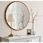 Miroirs muraux marron en chêne modernes 