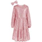 Robes à manches longues roses à paillettes Taille 12 ans look fashion pour fille en promo de la boutique en ligne Amazon.fr 