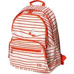 Sacs à dos scolaires rouges en caoutchouc à pompons look fashion pour garçon 