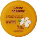 Corine de Farme - Graisse à Traire, Huile Bronzante + Activateur de Bronzage - Teint Hâlé Sans Autobronzant - Monoï de Tahiti, Parfum des Îles - Pot 150 ml