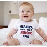 Grand-Père Dit Que Je Suis Un Fan Des Red Sox Body Bébé