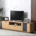 Meubles TV d'angle marron en bois rustiques 