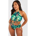 Bikinis Boohoo multicolores tropicaux en jersey Taille 3 XL plus size pour femme en promo 