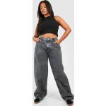 Jeans baggy de soirée Boohoo gris Taille XL plus size pour femme 