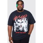 Grande taille - T-shirt imprimé Lady Gaga homme - noir - XXXL, noir