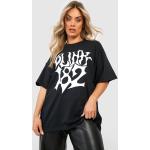 Grande Taille - T-Shirt Oversize À Imprimé Blink 182 - Noir - 48-50, Noir