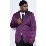 Vestes de costume boohooMAN violettes plus size look casual pour homme 