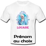 T-shirts à manches courtes blancs La Reine des Neiges look fashion pour garçon de la boutique en ligne Amazon.fr 