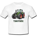 T-shirts à manches courtes blancs à motif tracteurs look fashion pour garçon de la boutique en ligne Amazon.fr 